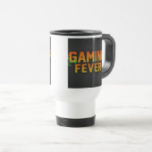 "Fièvre du jeu" Café de voyage Mug (Devant droit)