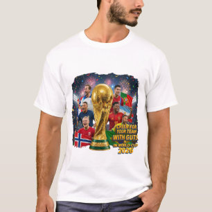 FIFA Wereldbeker 2026 Voetbalsterren Viering T-Shi T-shirt