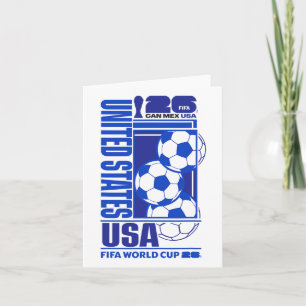 FIFA World Cup26 USA gastland Football Kaart