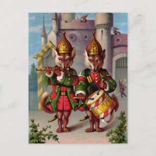 Fife & Drum Foxes Briefkaart