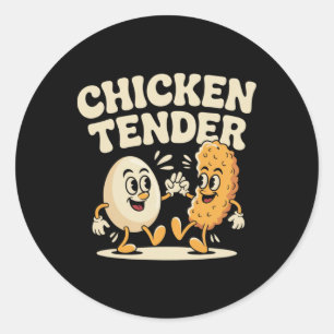 Fife Leven Kip Tender Ei Kippen Fokkerij Boerderij Ronde Sticker