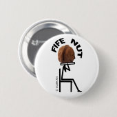 Fife Nut Ronde Button 5,7 Cm (Voorkant /achterkant)