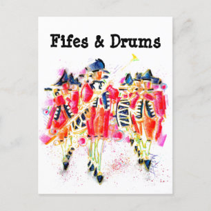 Fifes and Drums #181201 Briefkaart
