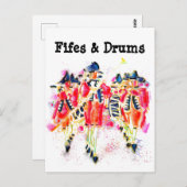 Fifes and Drums #181201 Briefkaart (Voorkant / Achterkant)