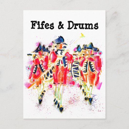 Fifes and Drums #181201 Briefkaart (Voorkant)