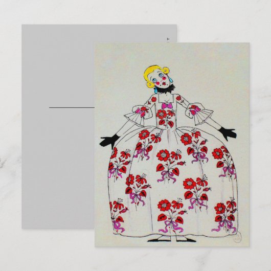 Fifi ~ Carte postale / Invitation (Devant / Derrière)