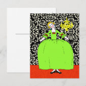 Fifi ~ CHANGE COLOR Carte postale / Invitation (Devant / Derrière)