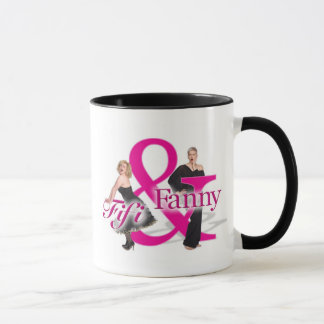 Fifi & Fanny Logo - met zwarte hooglichten Mok