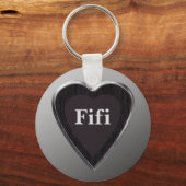 Fifi Heart Keychain door 369MyName (Voorkant)