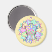 FIFI ~ POLYHEDRA ~ PASTEL~ MAGNEET (Voorkant / Achterkant)