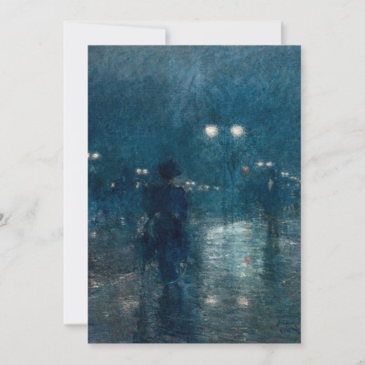 Fifth Avenue Nocturne | Childe Hassam (Voorkant)