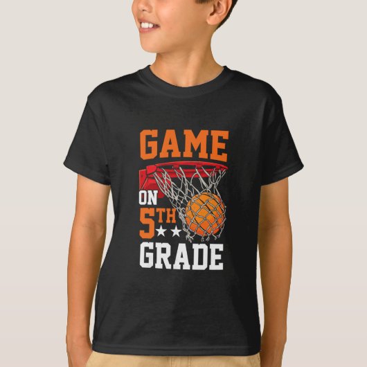Fifth Grade Game On Sketll Ck To School 5th Grade T-shirt (Voorkant)