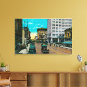 Fifth Street Kijkend North, San Diego Canvas Afdruk (Insitu (Woonkamer))