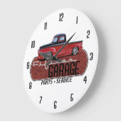 Fifties Garage met Truck Grote Klok (Hoek)