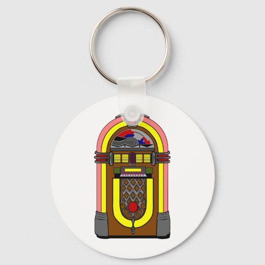 Fifties Jukebox Sleutelhanger (Voorkant)