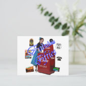 Fifties Memorbilia icons Briefkaart (Staand voorkant)