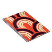 Fifties Retro Abstract Notitieboek (Rechterzijde)