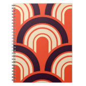 Fifties Retro Abstract Notitieboek (Voorkant)
