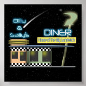 Fifties Style Diner Poster (Voorkant)