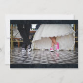 Fifties Style Diner Wedding Kaart (Achterkant)