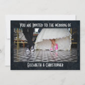 Fifties Style Diner Wedding Kaart (Voorkant)