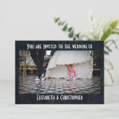 Fifties Style Diner Wedding Kaart (Staand voorkant)