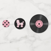 Fifty and Fabulous Retro Gepersonaliseerde Confett Confetti (Voorkanten)