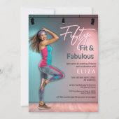 Fifty Fit Fabulous Dance Invitation (Devant)