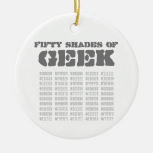 Fifty Shades of Geek Keramisch Ornament