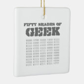 Fifty Shades of Geek Keramisch Ornament (Rechts)