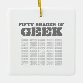 Fifty Shades of Geek Keramisch Ornament