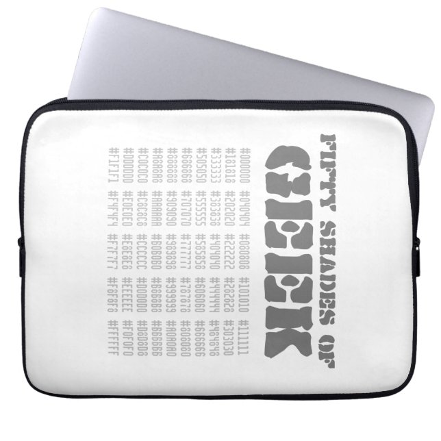 Fifty Shades of Geek Laptop Sleeve (Voorkant)