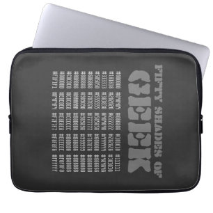 Fifty Shades of Geek Laptop Sleeve
