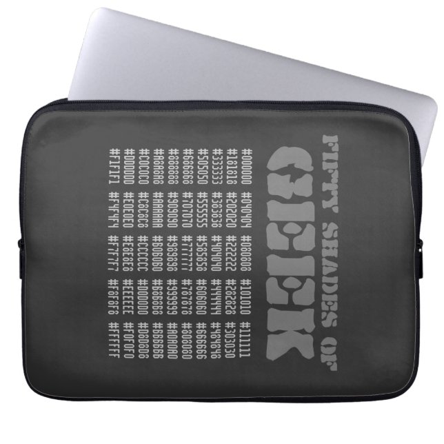 Fifty Shades of Geek Laptop Sleeve (Voorkant)