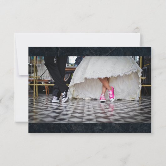 Fiftylissens bruiloft RSVP (Voorkant)