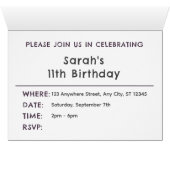 Fig Confetti Aquarelle Points Invitation (Intérieur Horizontal (Bas))