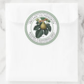 Fig Conserve Jelly Étiquette Vintage 1930 Vert (Sac)