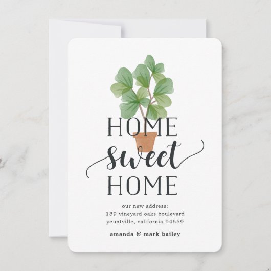 Fig. feuille de fermeture | Faire-part de déplacem (Devant)