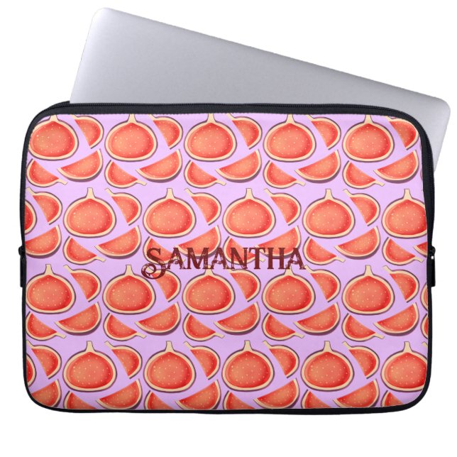 Fig Fruit Laptop Sleeve (Voorkant)
