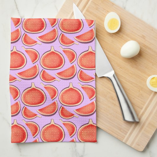 Fig Fruit Theedoek (Quarter Fold)