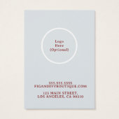 Fig & Ivy Earring Display Kaart (Achterkant)