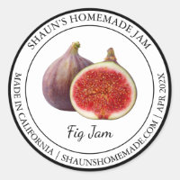 Fig Jam Modern label