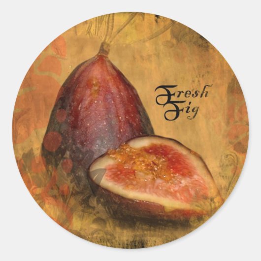 Fig Ronde Sticker (Voorkant)