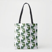 Fig Tree Leaf Pattern Canvas tas (Voorkant)