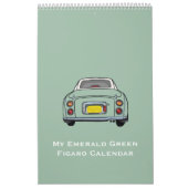 Figarades Emerald Green Figaro Garage Calendrier (Protection)