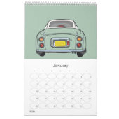 Figarades Emerald Green Figaro Garage Calendrier (Jan 2026)