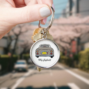 Figarages Funny Topaz Mist Figaro Car Name Sleutelhanger