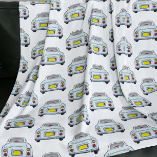 Figarations Bleke Aqua Figaro Car Pattern Fleece Deken