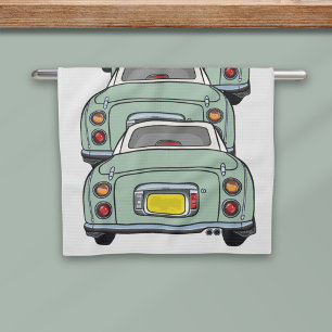 Figarations Convoy Green Figaro Voiture Serviette