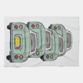 Figarations Convoy Green Figaro Voiture Serviette (Horizontal)